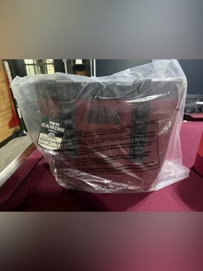 Yeti Camino Carryall 35 NWT in Plastic - WILD VINE RED - DISCONTINUED AND RARE